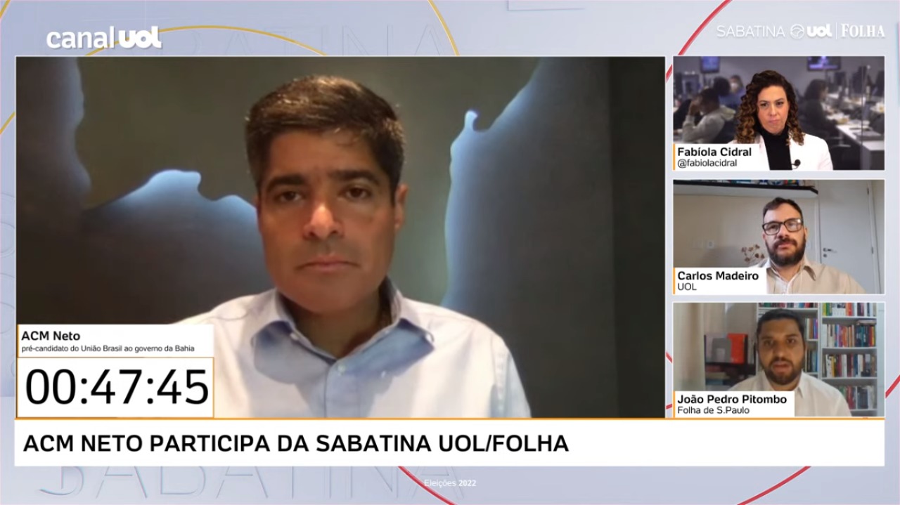 You are currently viewing “Meu padrinho político é o povo baiano”, ressalta ACM Neto ao negar aproximação com Bolsonaro e Lula