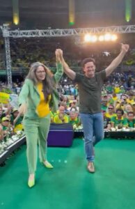 Read more about the article Roma participa de lançamento da candidatura à reeleição de Bolsonaro e destaca “Bahia de mãos dadas com o Brasil”