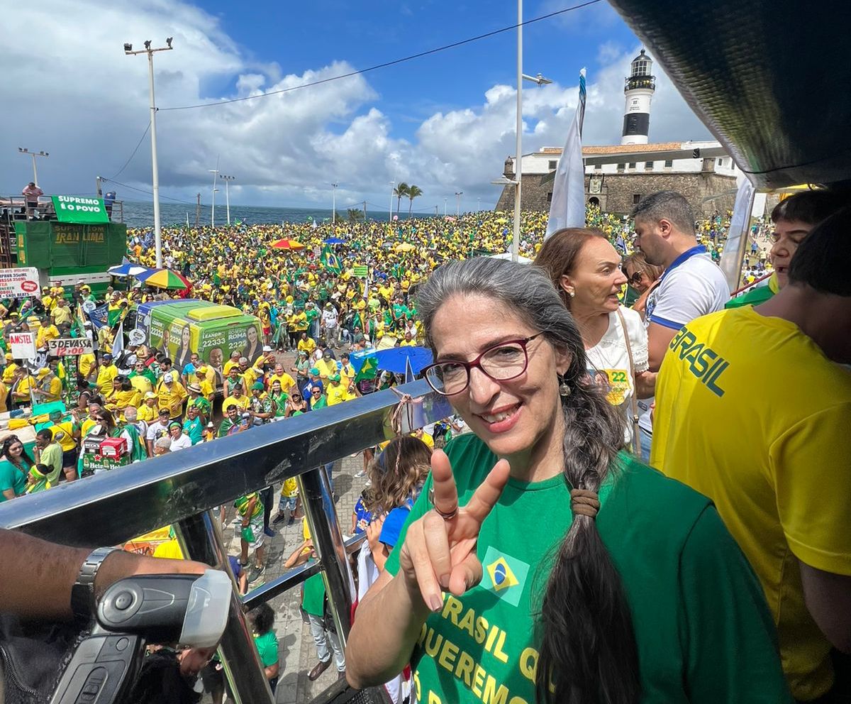 You are currently viewing ‘A Bahia e o Brasil estão dando hoje um verdadeiro grito em defesa da liberdade’, diz Dra. Raissa Soares na Barra