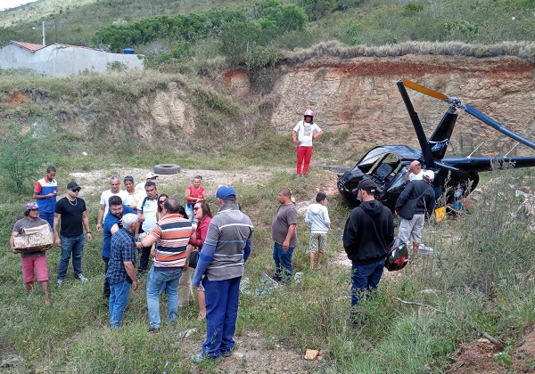 You are currently viewing Helicóptero que transportava deputado Jonga Bacelar cai em Monte Santo