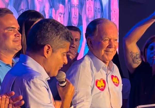 You are currently viewing ‘Netinho está com todo gás para ganhar essas eleições’, diz João Leão