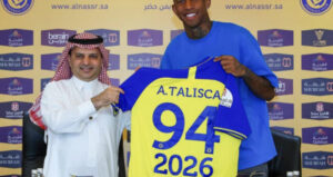 Read more about the article Talisca renova contrato com Al Nassr da Arábia Saudita até 2026